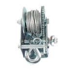 600 lbs Steel Cable Hand Winch Crank Gear Winch Atv Boat Trailer Heavy Duty