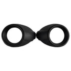 Front Bumper Fog Light Cover Bezels Pair Matte Black for 2012-2014 for Ford Focus