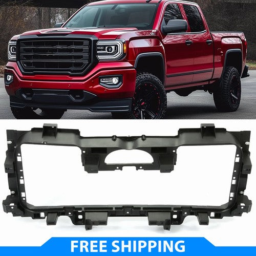 Front Bumper Grille Shutter Mounting Bracket for 14-19 Sierra 1500 2500HD 3500HD