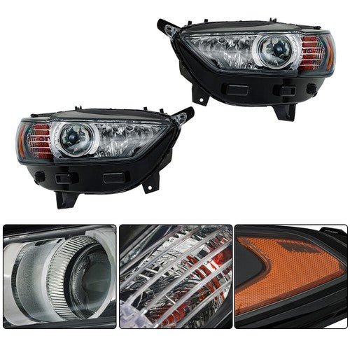 Left&Right Side Headlamps Headlight For Ford Fusion 2013-2016 DS7Z13008A