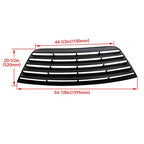 08-23 Dodge Challenger Rear Window Scoop Louver Sun Shade Cover ABS
