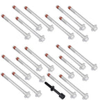 Head Bolt Set for Cadillac Escalade Chevy Silverado GMC Sierra 1500 6.2L 14-15