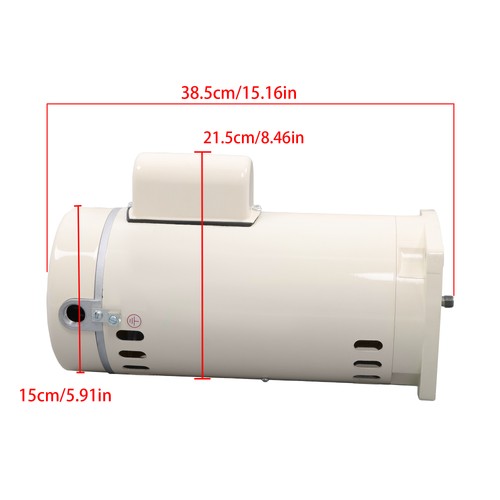 355010S Pool Pump Motor 1 HP Replacement Motor Parts Fit For Pool Pumps WFE-4