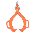 For Logging Tongs Log Skidding Tongs 18 Inch 2 Claw Log Lifting Tongs Grapple