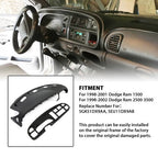 Dash Pad Instrument Panel Replacement for Dodge Ram 1500 1998-2001 2500 3500