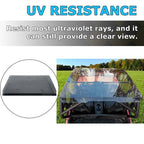For 2014 Plus Can-Am Commander 800 1000 1000R Heavy Duty Smoke Tinted Roof