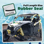 Front Flip Windshield Scratch Resistant 2-IN-1 For Can-Am Maverick X3 2018-2025