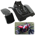 Black Plastic Front And Rear Fender Set For Honda ATC200X 200X 83-85