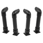 4 Black Snorkel Kits for Polaris Sportsman 400 500 600 700 800 1994 2014
