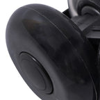 5-piece set 2" Office Chair Rubber Caster Swivel Wheels Black, 360° steering
