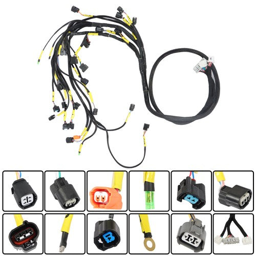 For Honda Acura K-Swap Integra CRX EK EG K20 K24 K-Series Tucked Engine Harness