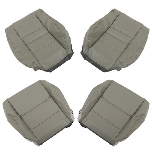 New For Honda Accord 2008-2012 Driver & Passenger Bottom Top Seat Cover Gray