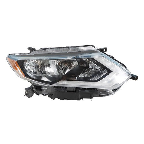 Headlight Replacement For Nissan Rogue 2017 2018 2019 Right Side Chrome Housing