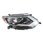 Headlight Replacement For Nissan Rogue 2017 2018 2019 Right Side Chrome Housing