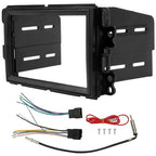 Double Din Dash Kit Stereo Radio Wire Harness for Buick Chevy 06 14