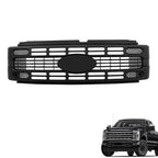 For Ford F250 2023 2024  Super Duty XL/XLT Black Plastic Grille Front Upper New