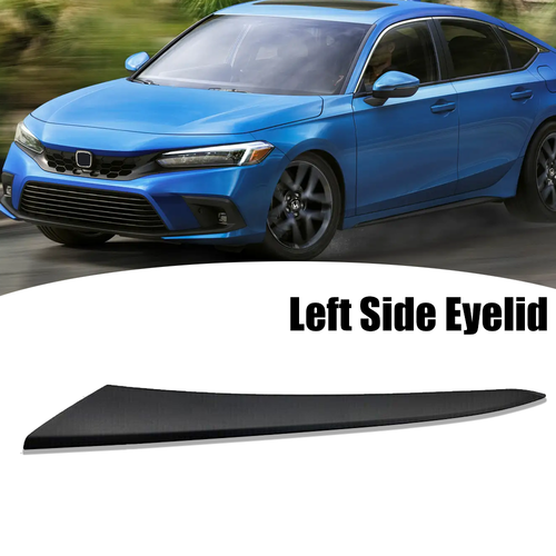 71207T20A01 Head Light Molding Trim for Honda Civic 2022-2024 Black Left Side