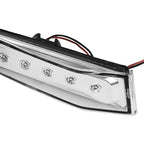 White LED Bumper Side Marker Lights Clear for 2003-2007 for Infiniti G35 Coupe