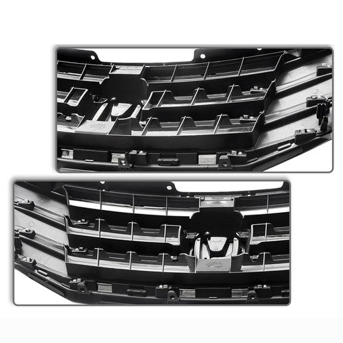 Front Upper Chrome Bumper Mesh Grille for 2010-2012 for Honda Crosstour EX