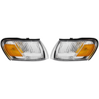 JDM Chrome Headlights Turn Signal Corner Lights for 1993-1997 for Toyota Corolla