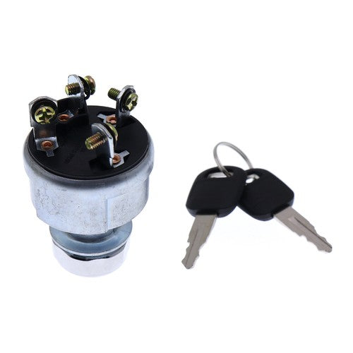 Ignition Switch W/2 Keys 4 Terminal Fits Caterpillar D250E D300E D350E D400E