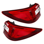 Driver&Passenger Halogen For Subaru Outback 2015-2019 Red Rear Brake Tail Lights
