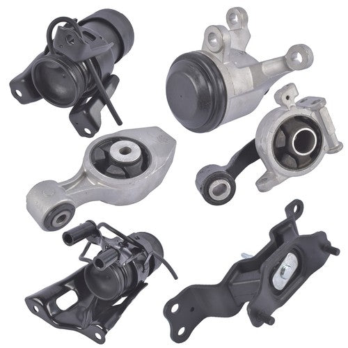 Engine Mounts & Transmission Mount Set 6Pcs for Infiniti JX35 QX60 Nissan Murano