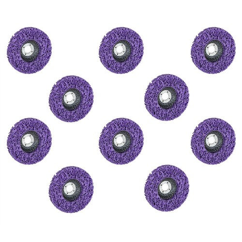 10 PackS 4"x5/8 Strip Discs Rust Remover Wheel Paint Removal Disc Angle Grinder
