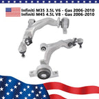 2* Front Lower Control Arms & Ball Joint for 06-10 Infiniti M35 M45 Sedan RWD