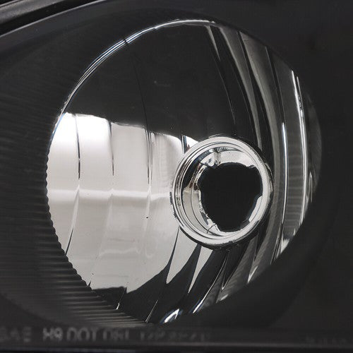 RH & LH Headlights Headlamps Housing Halogen Black For Chevy Malibu 2004-2008