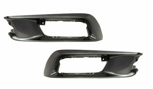 Front Bumper Fog Light Cover Kit pair for 2012 Honda Civic Sedan LX EX EX-L