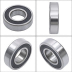 62/28-2RS Deep Groove Ball Bearings 4 Pcs 28mmx58mmx16mm Double Rubber Sealed