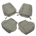 Compatible with 2000-2007 Toyota Sequoia 4PCS Front Driver & Passenger Seat Cover Gray