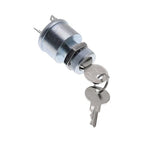 Fit EZGO Golf Cart Key Switch 4 Prong Pin 2 Keys 81 UP Gas or Electric 33639G01