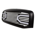 Front Hood Black Grille Shell Light for Dodge RAM 2500 3500 1500 2006-2009