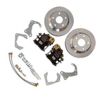 Rear Brake Disc Set for GM 7.5 Inch 10 Bolt Bolt-On Rear Brake Kit w/ E-Brake