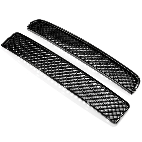 53101-21110 Front Upper & Lower Hood Grille Black 2pcs for Scion TC 2005-2010