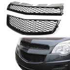 Black Front Upper Bumper Grille Honeycomb For 10-15 Chevy Equinox