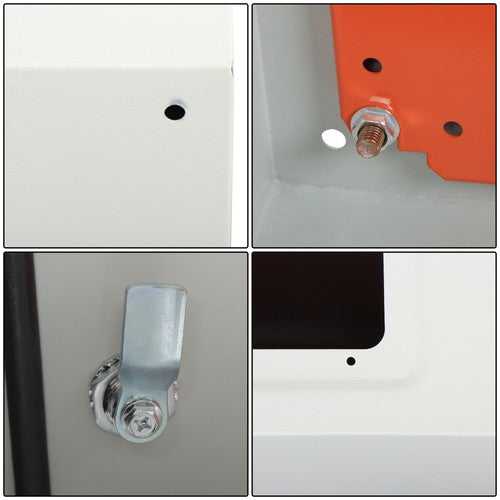 Wall Mount Junction Box 20x20x6" Carbon Steel Electrical Enclosure IP65 w/ Lock