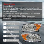 Black Housing Headlamp Halogen Type Right & Left For Toyota Rav4 Sport 2009-2012