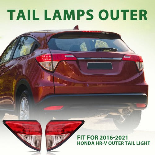 Tail Lights Rear Brake Lamp Outside LH RH Pair for 2016-2018 for Honda HRV