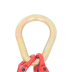 T J Hook Double Limb Hook Chain 5/16in*2ft G80 Chain Fracture Strength 9260lbs