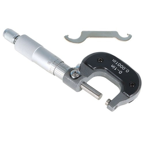 0-1" 0.0001" Precision Outside Micrometer Carbide Tipped, Standard High Quality