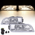 Fit For Honda Accord 2003-2007 4DR Front Bumper Driving Fog Light Lamp w/Wiring