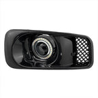 Clear Lens LED Fog Light Lamps DRL Black Grille 3PCS for 1999-2000 Honda Civic