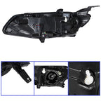 Headlamps Halogen Clear Lens Fit For Chevy Malibu 2016-2018 LH/Driver Headlights