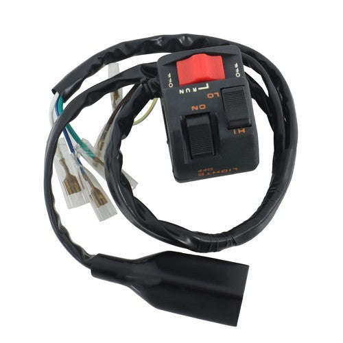 For Honda ATC 350X 1986 SWITCH KILL/LIGHT/HI/LOW/ON/OFF Black