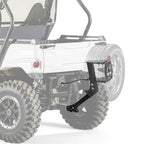 Black Steel Hitch Mounted Spare Tire Carrier for Kawasaki Teryx4 800 2014 2025