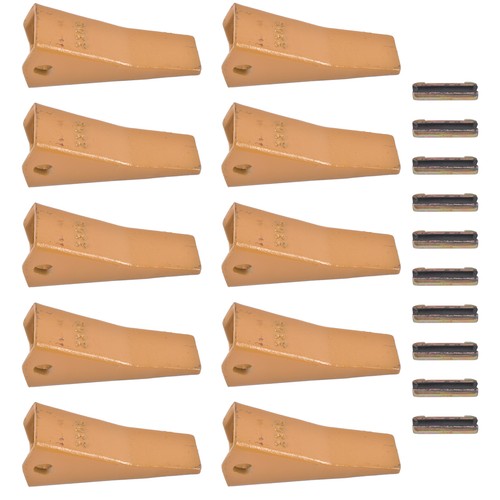 23 230 Series 230S Bucket Teeth with 23TF/23FP Flex Pins for Excavator 10 Piece