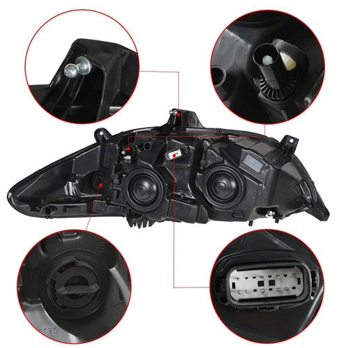 For Ford Fusion 2013 2014 2015 2016 Headlight Headlamps Clear Halogen Passenger